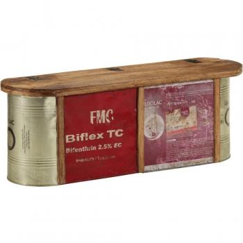Banc/Buffer Prolenta Premium – 120 cm × 30 cm × 40 cm en bois de récupération