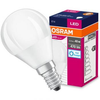 LEDVANCE Bombilla LED Value Classic P E14 5,7W 470lm 6500K 15 000h