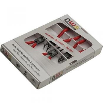 Nws 792 Set de 4 Alicates Circlips en Color Negro