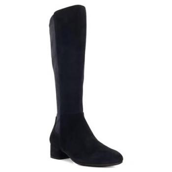 Dune London Women's Tayla Wide Fit Stretch Suede Knee-High Boots