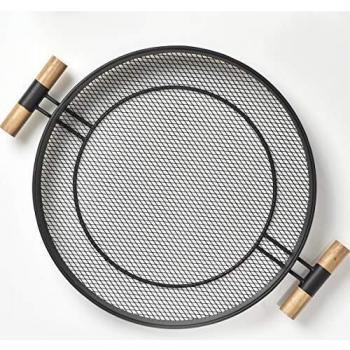 Zeller Present Tablett, Netzstruktur, Ø 48 cm
