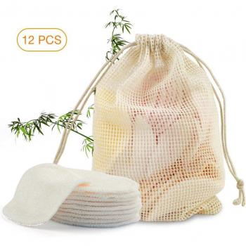 Kit Limpieza Facial 12 Piezas de Fibra Natural