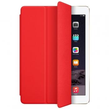 Custodia elegante per iPad Air e iPad Air 2 con cover in poliuretano rosso