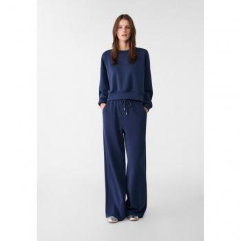 Palazzo Pantaloni Stradivarius Blu Marina XL Petite