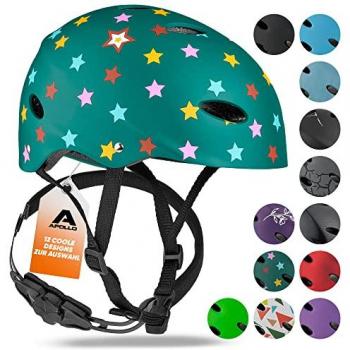 Casque Enfant Apollo – Casque coloré pour petits riders S/M
