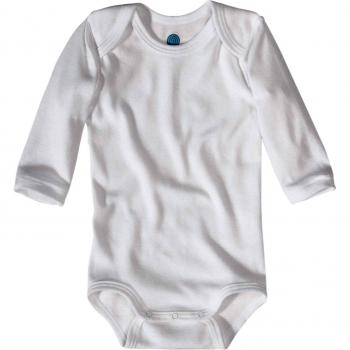 Camiseta de bebé Sanetta manga larga, color blanco puro
