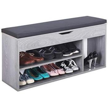 Armadio Scaffale Legno Rovere Grigio