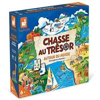 Chasse Au Tresor Autour Du Monde Multicolore