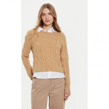 Damen Strickpullover von Tommy Hilfiger in Grün