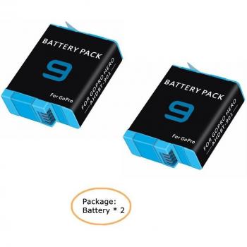 1720mAh GoPro Hero9 Battery with Type-C and Micro USB Charger