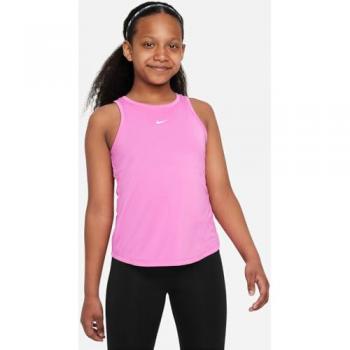 Nike One – Camiseta de tirantes rosa tamaño L para chicas
