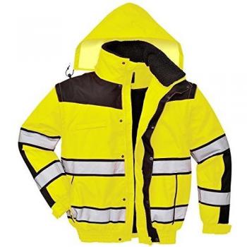 Hi Vis Classic Bomber Jacket Oxford Weave 300D