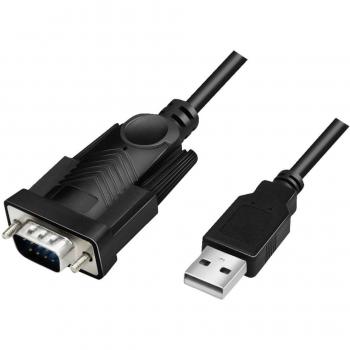 Adaptateur série USB 2.0 LogiLink 1,5 m noir