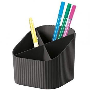Porta penne Schreibtischköcher X‑LOOP 17230‑13 – Stile contemporaneo, quattro scomparti