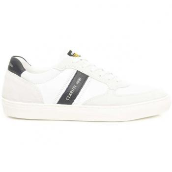 Cerruti 1881 White Leather Sneakers