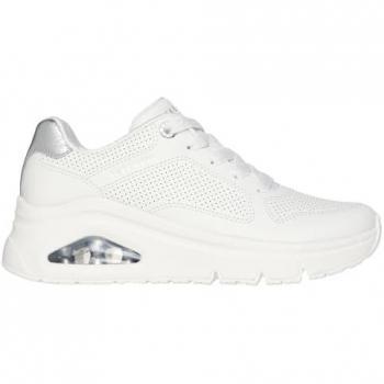 Skechers Premium Leather UNO ICON – Frauensneaker – Weiß – 36
