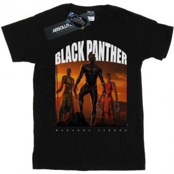 Wakanda Boyfriend T-Shirt aus Baumwolle für Frauen
