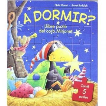 A dormir?: Llibre puzle del corb mitjonet.