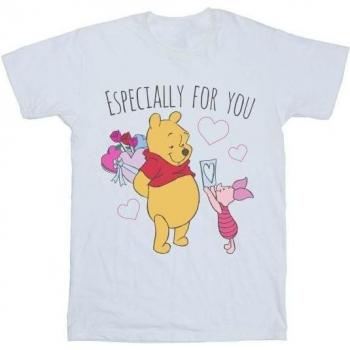 Winnie the Pooh Valentine's Boyfriend Tee – Women’s White XL