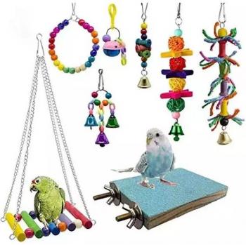 Columpios Divertidos para Cacatúas y Conures