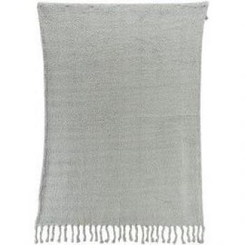 Plaid en polaire TEDDY Gris 130x170 cm