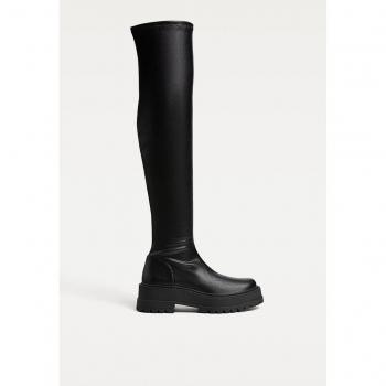 Stradivarius Stivali Neri Track XL 38