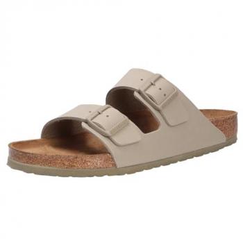 Arizona Feminino Birkenstock Chinelo Khaki Desbotado