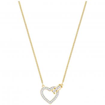 Swarovski Goldkette 5405576 – Lovely Weiss Anhänger