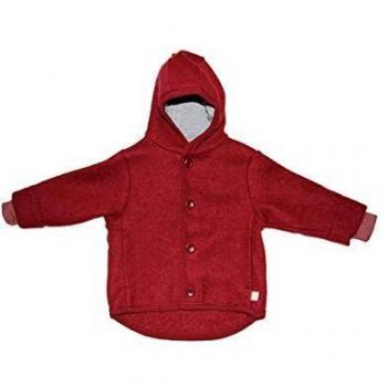 Disana Walk-Jacke 100% Schurwolle Bordeaux 98-104