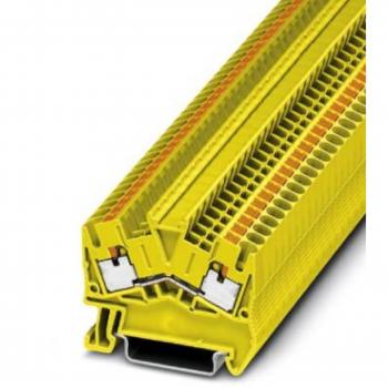 Borne de connexion Push-In jaune 50 pcs Phoenix Contact