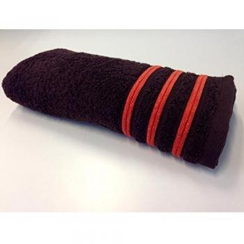 Tyrni Serviette 70 × 140 cm, coton 100 %, teintes orange & marron