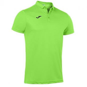 Polo manga corta joma hobby hombre verde flúor