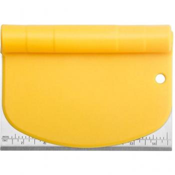 2-in-1 Stainless Steel Dough Scraper & Scale – Bakery Bench Tool