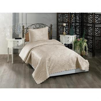 Parure de Lit Queen Velica Velvet en Crème