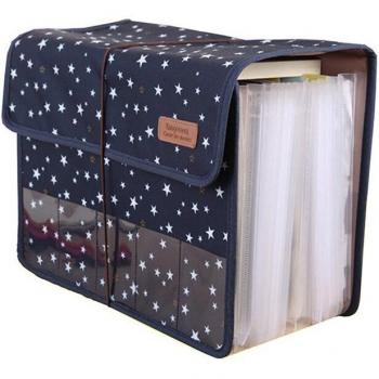 Compact Clip‑Accordion A4 File Case