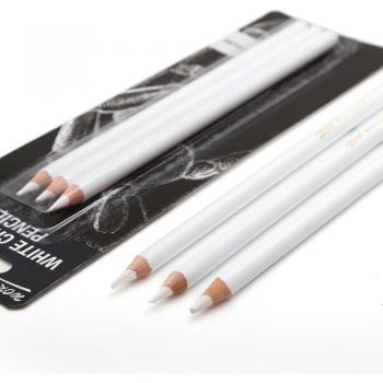 Crayons de peinture blancs, 3 pièces