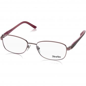Sferoflex Women's 0Sf2570 Eyeglass Frames, Brown (Shiny Pink 490), 54