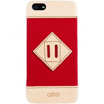 Protezione in Pelle Scapa – Rosso per iPhone 5 e 5S