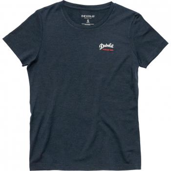 Devold Damen Merinotshirt Classic Script, Farbe Blau, Größe L
