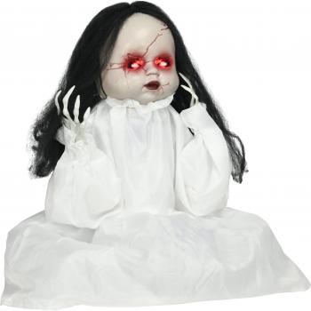 HOMCOM 60cm Mörderpuppe mit Geräusch