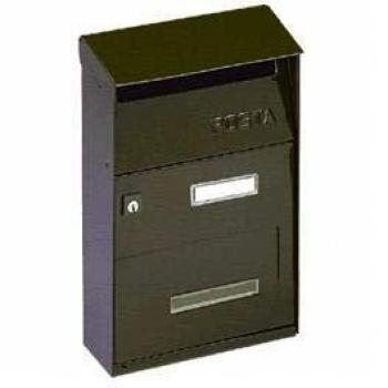 CASSETTA POSTALE SERIE 'EFFE' cm 22 x 11 x h 32,5 vern.ghisa