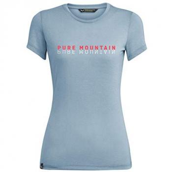 Salewa Damen S/Tee Pure Dri-Rel, Blue Fog Melange, 50/44