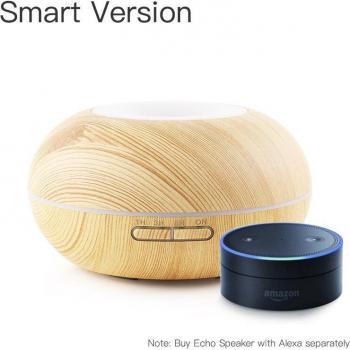 Alexa Controlled 300ML Ultrasonic Aromatherapy Diffuser with WiFi and LED