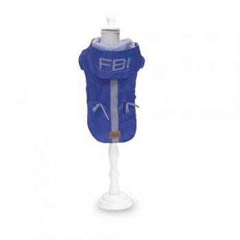 Cappotto impermeabile Vancouver FBI Blue per cani