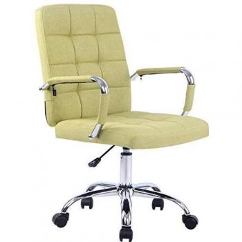 Sedia da lavoro Deli Pro tessuto verde