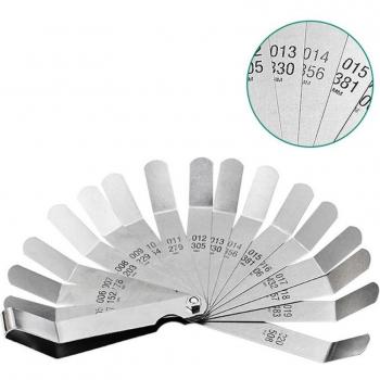 16-Blade Metric/Imperial Thickness Measurement Tool