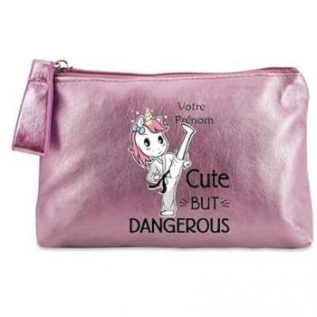 Porte-Monnaie Personnalisable Licorne Rose