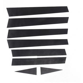 Bicaco de Centro de Coche Pared Alto para Subaru Forester 2013‑2018 – Fibra de Carbono