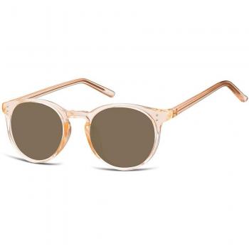 Soluciones ópticas: gafas de sol ovales de plástico marrón – SmartBuy