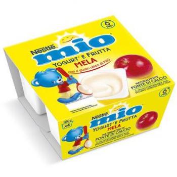 Nestlé Mio Yogurt alla Frutta con Gusto Mela 4x100g